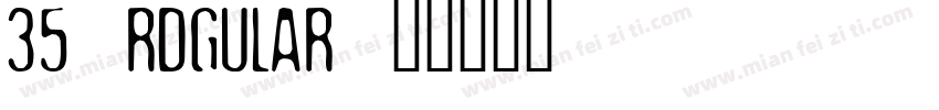 35 RDGULAR字体转换